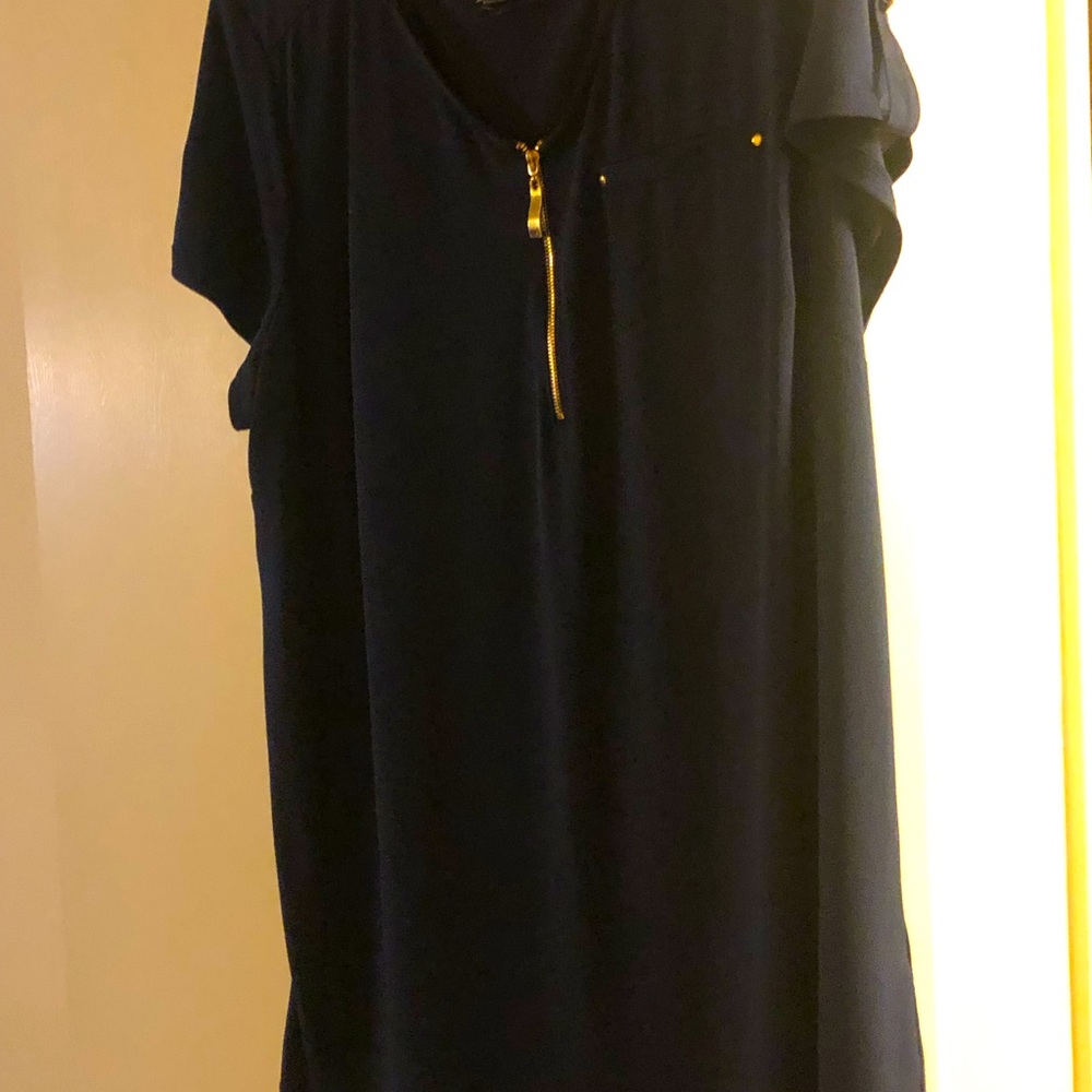 Roz&ALI 1X Navy Blue Top